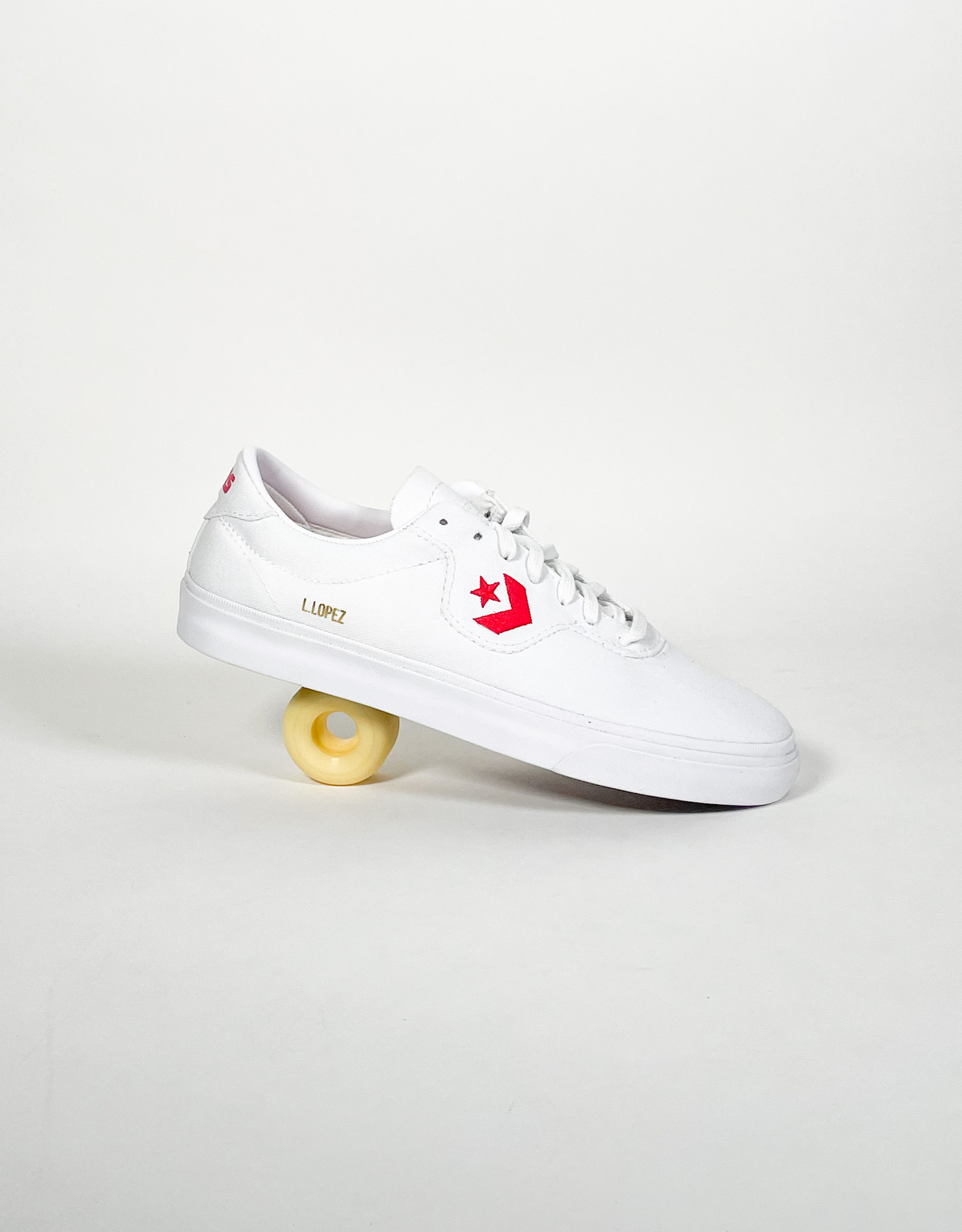 CONVERSE CONS LOUIE LOPEZ PRO OX WHITE/RED/WHITE