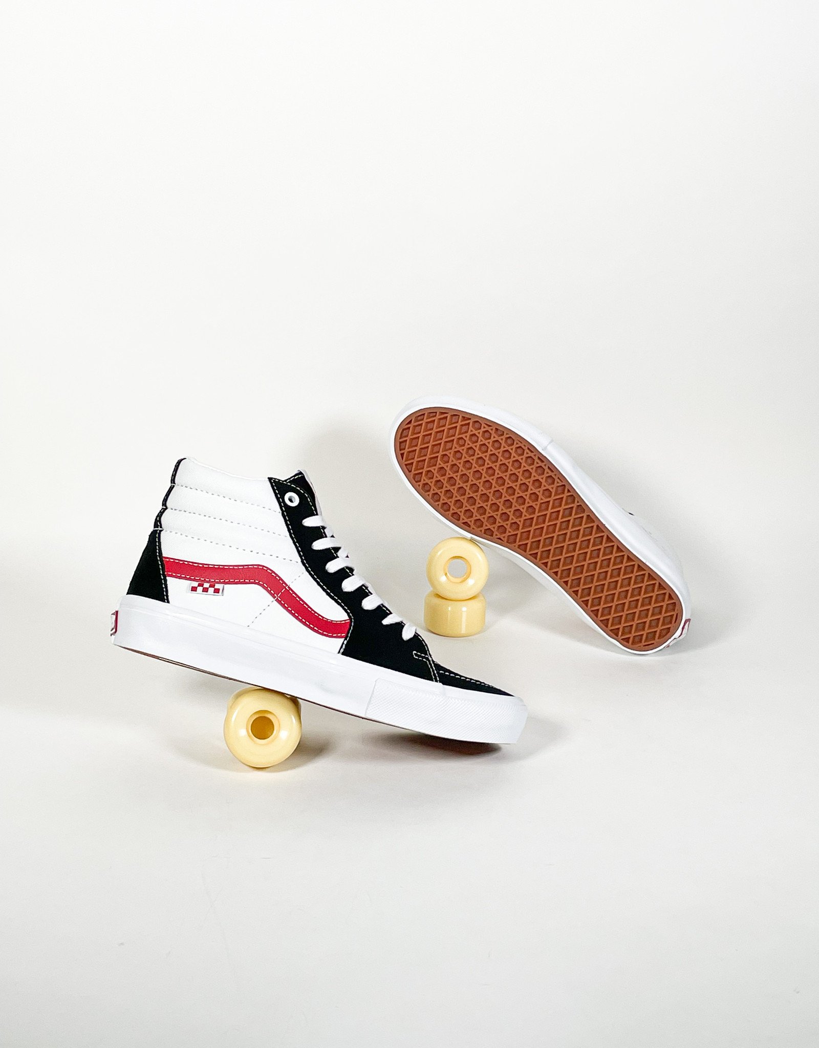 VANS VANS SKATE SK8-HI AUTHENTIC - BLACK/RED