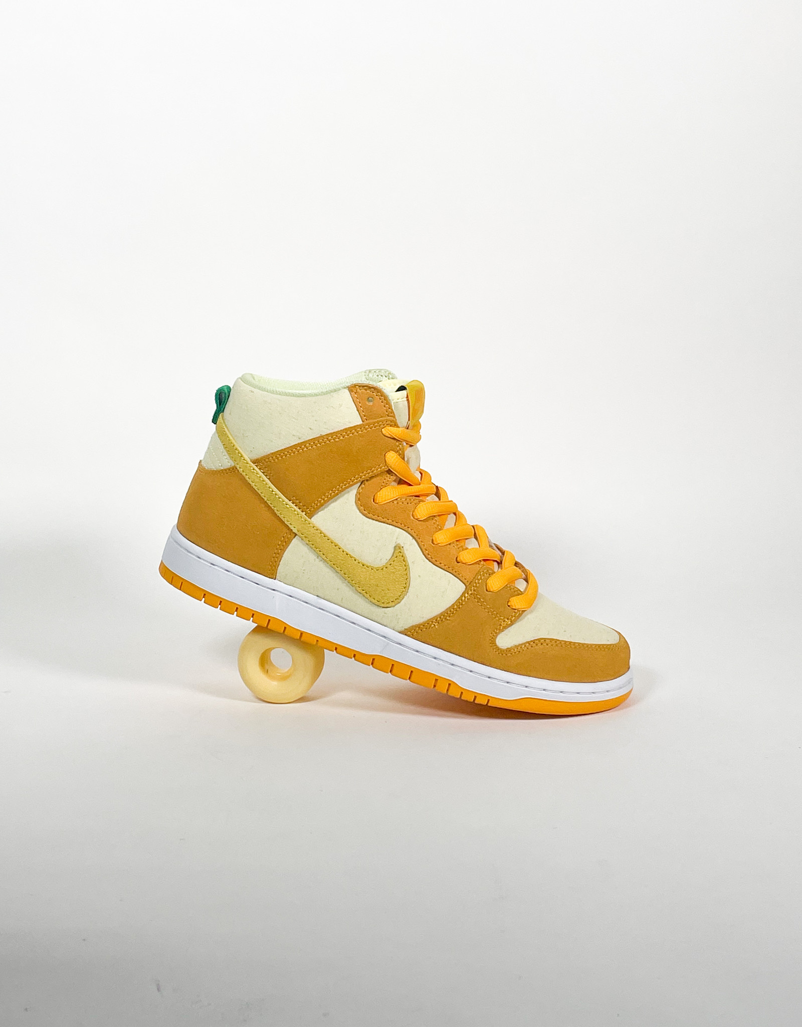 NIKE NIKE SB DUNK HIGH PRO UNIVERSITY GOLD/VIVID SULFUR-CITRON TIN