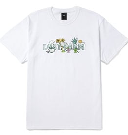 HUF X LOST FARMS S/S TEE - WHITE