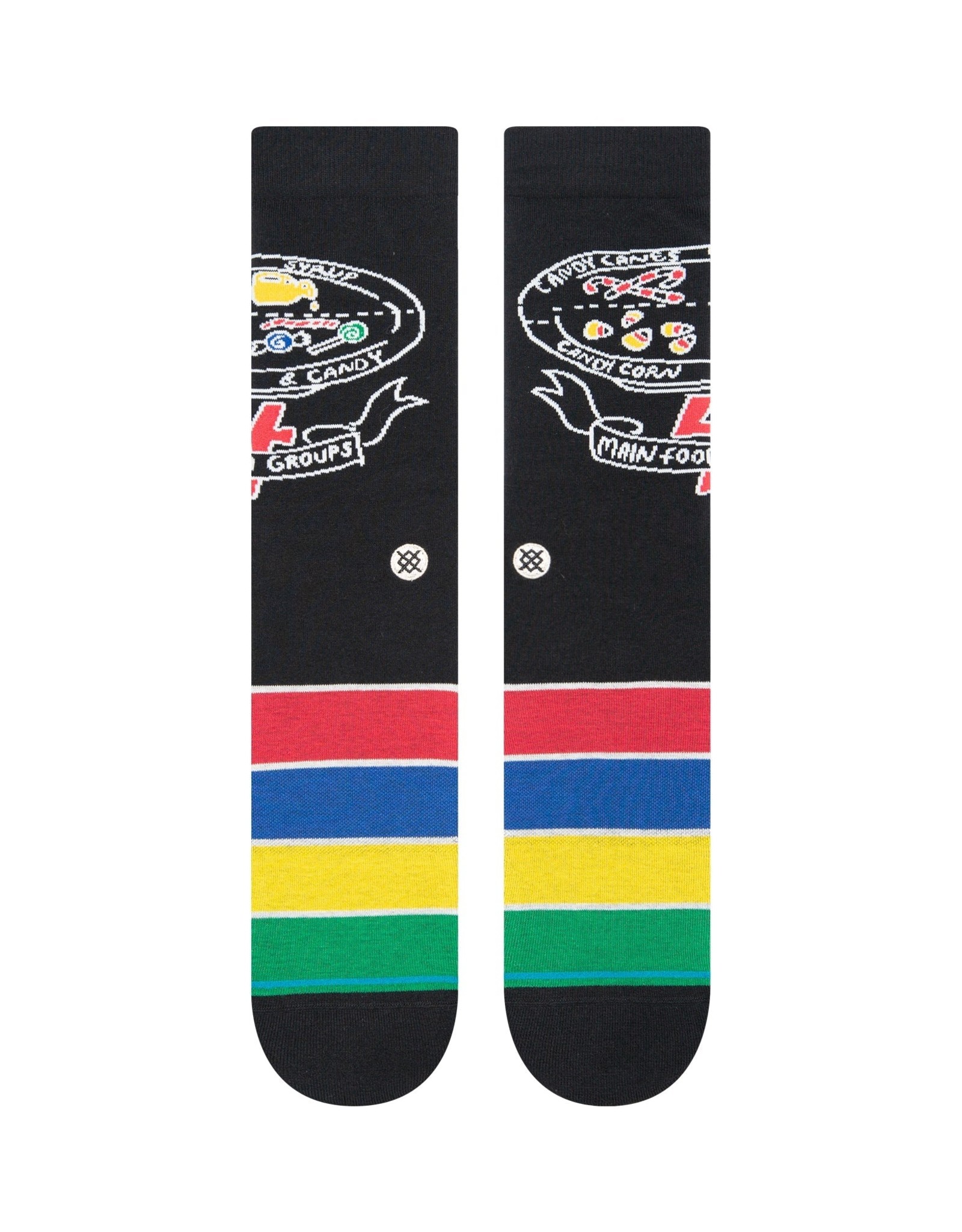 STANCE STANCE FOOD GROUPS SOCKS - BLACK