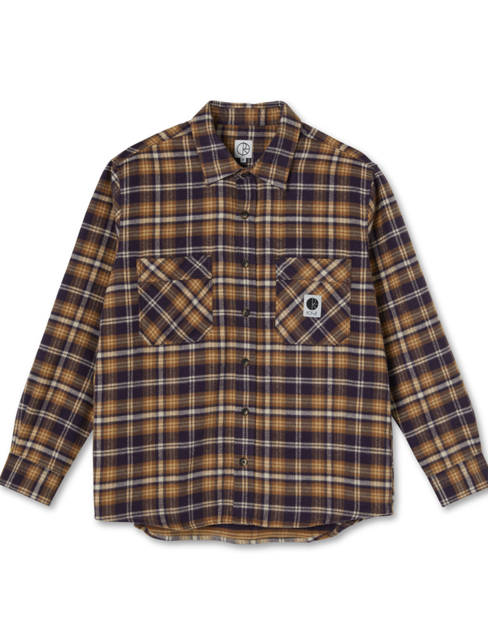 POLAR FLANNEL SHIRT - PLUM