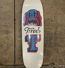 TIRED SKATEBOARDS TIRED CLOWN STUMPNOSE (SHAPED) DECK - 9.23