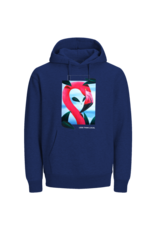 LESS THAN LOCAL LESS THAN LOCAL OUT OF TOWNERS HOODIE - NAVY