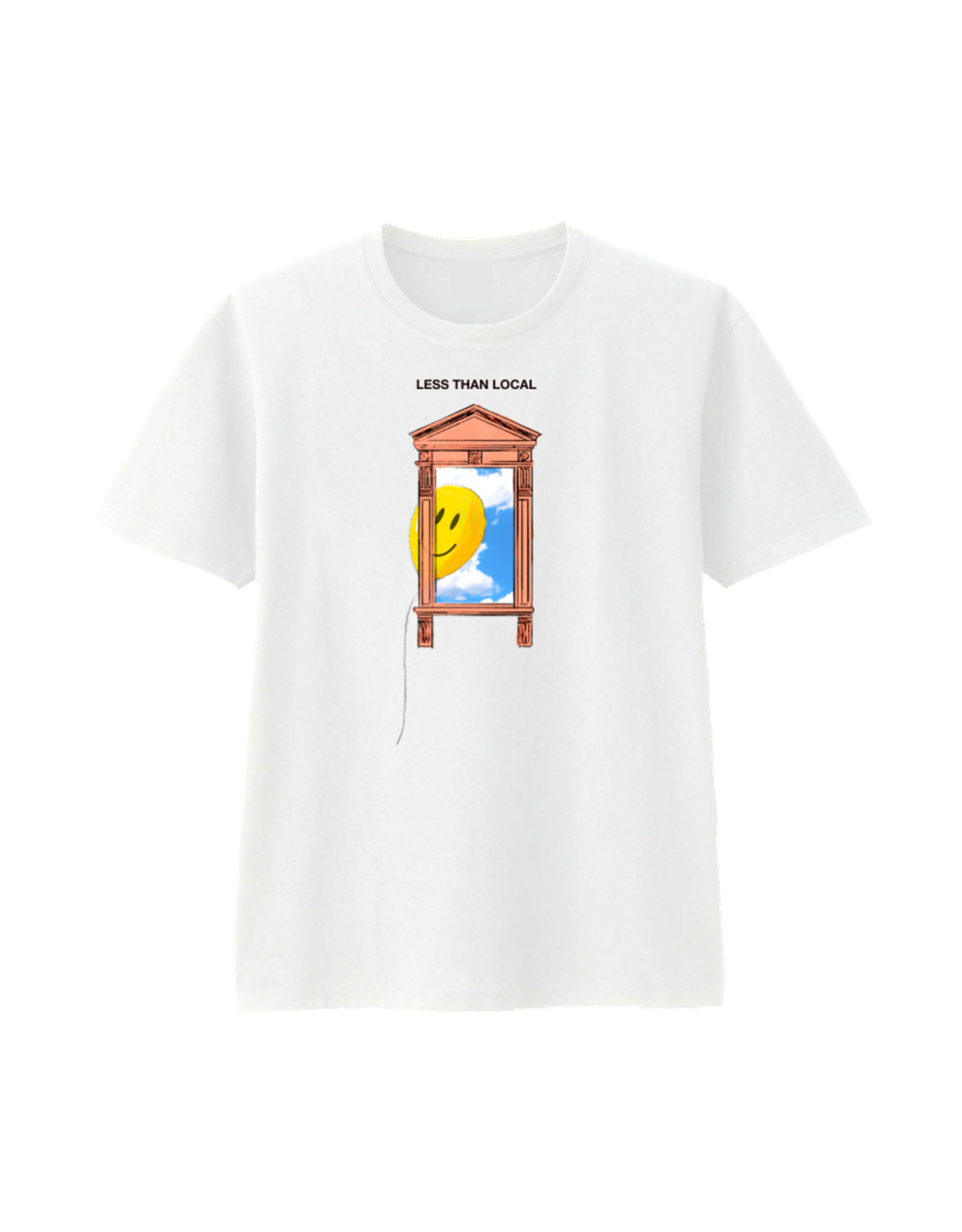 LESS THAN LOCAL LESS THAN LOCAL ANDERSON WINDOW TEE - WHITE