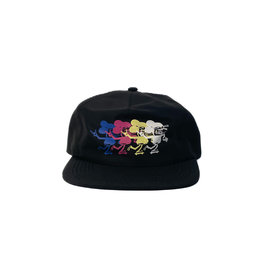 KINGSWELL KINGSWELL MULTI MOUSE PRINT HAT - BLACK