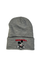 KINGSWELL KINGSWELL MOUSE RIPPER BEANIE - HEATHER GREY