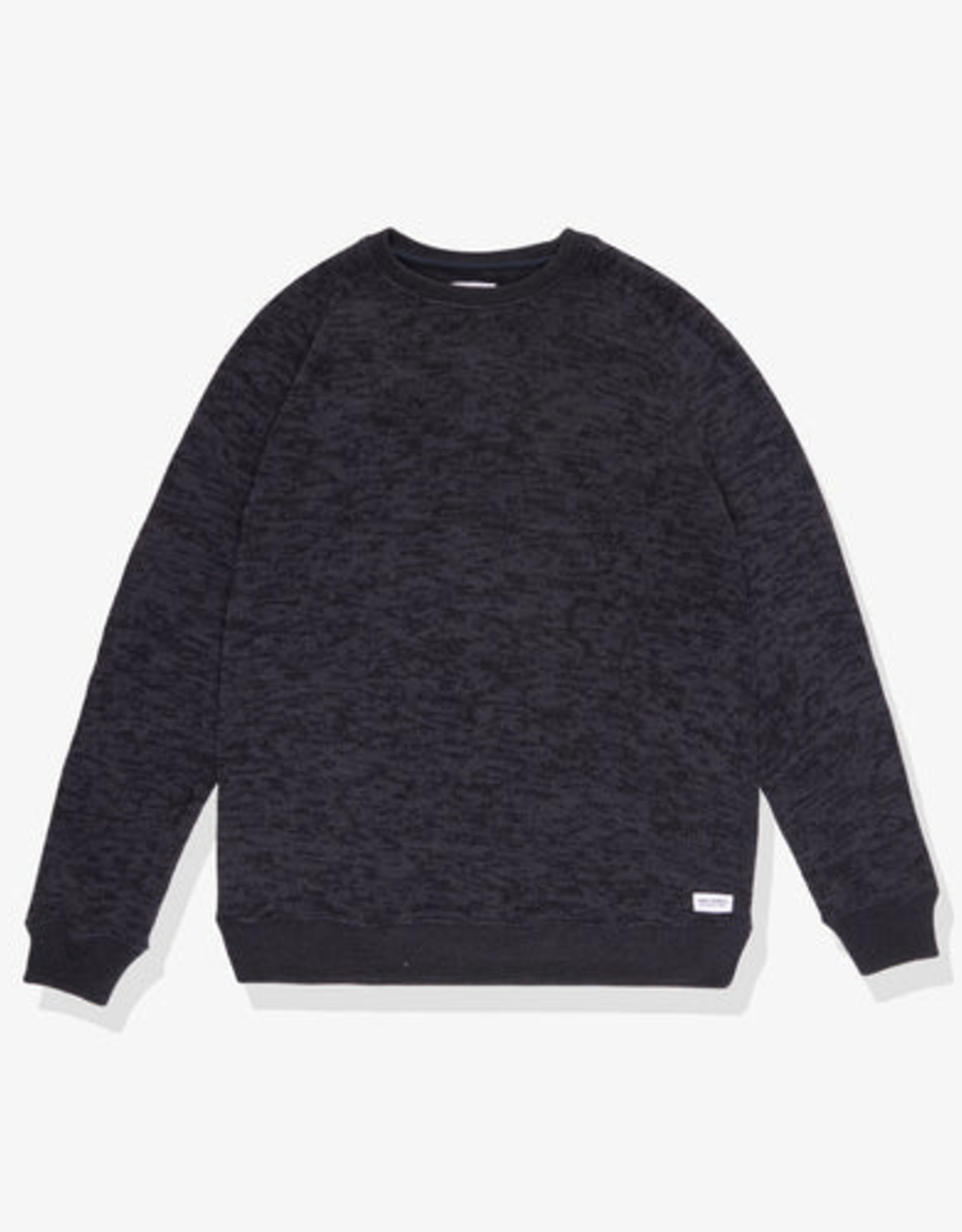 BANKS JOURNAL BANKS JOURNAL STATIC KNIT SWEATER - MIDNIGHT