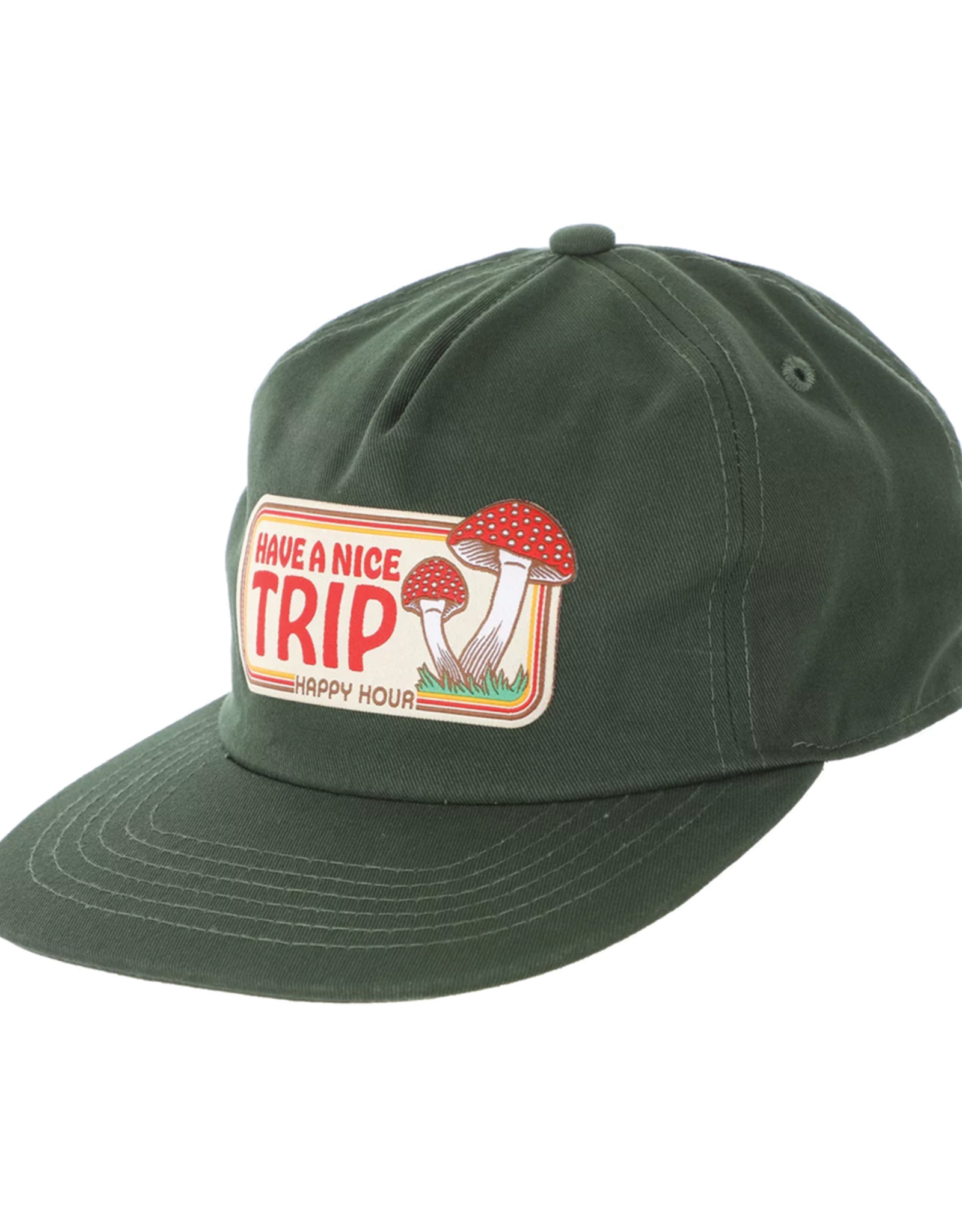 HAPPY HOUR HAVE A NICE TRIP HAT - GREEN
