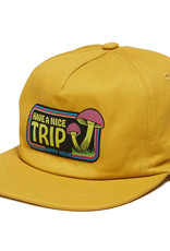HAPPY HOUR HAVE A NICE TRIP HAT - MUSTARD