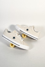 CONVERSE CONS ONE STAR PRO OX EGRET/WHITE/BLACK - BONE