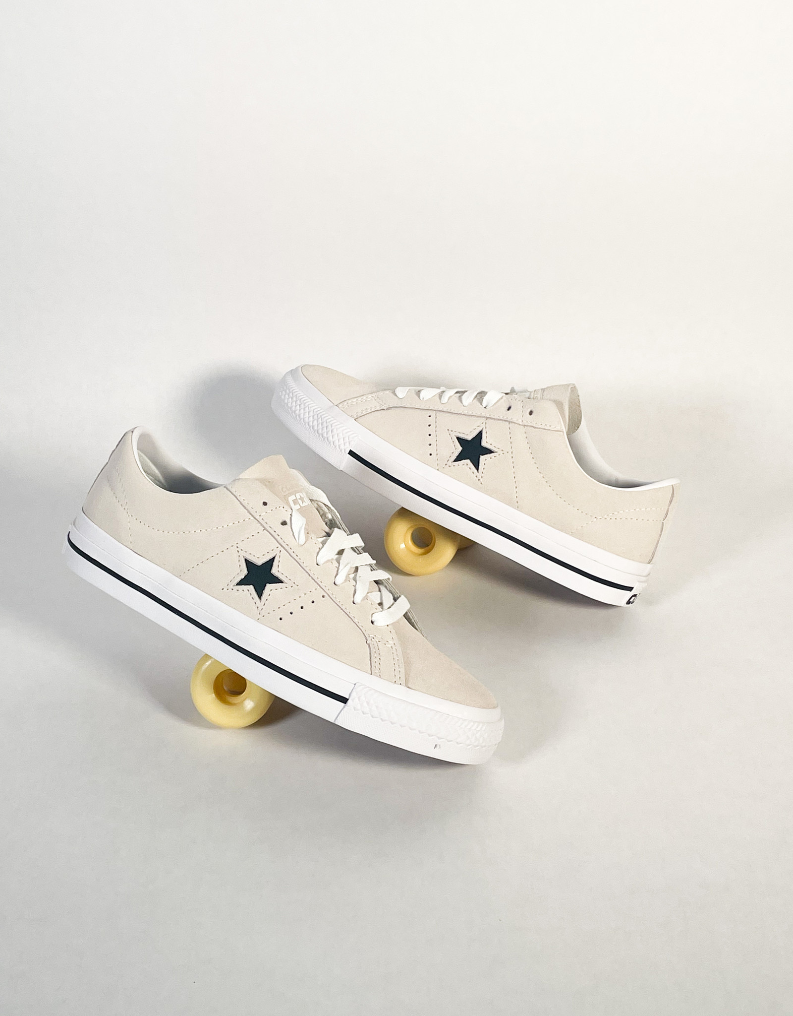 CONVERSE CONS ONE STAR PRO OX EGRET/WHITE/BLACK - BONE
