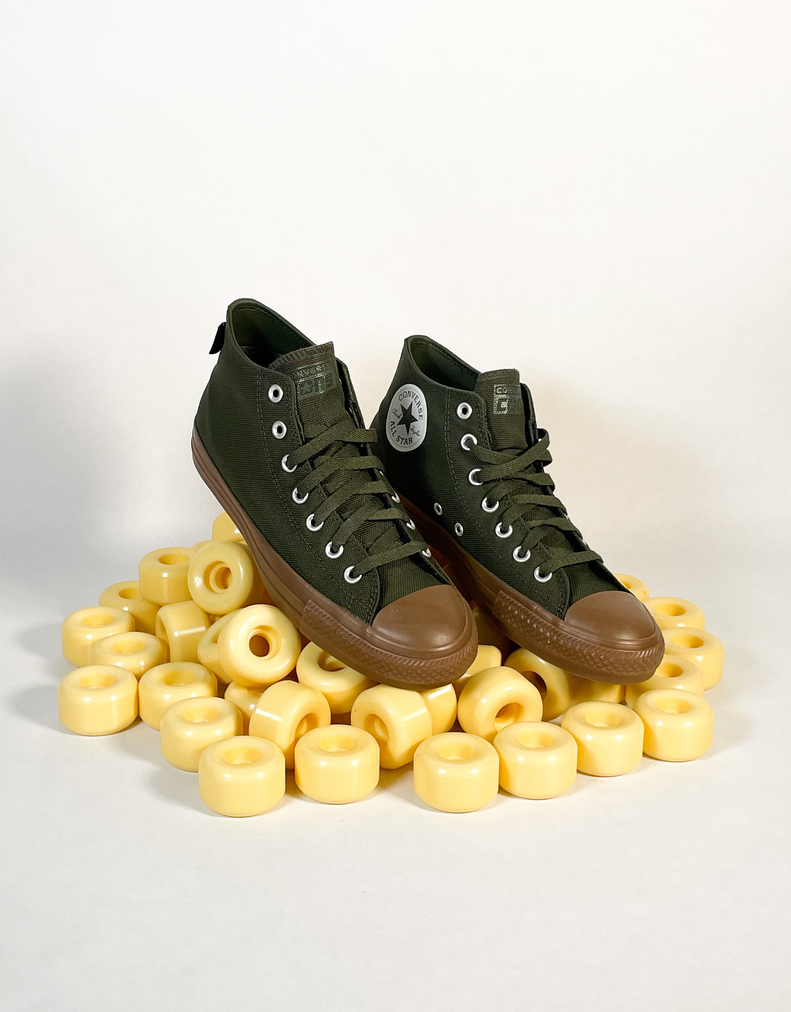 CONVERSE CONS ALL STAR PRO MID CARGO - KHAKI/EGRET/DARK GUM