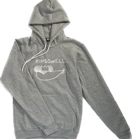 KINGSWELL KINGSWELL ANALOG MOUSE HOODIE - HEATHER GREY