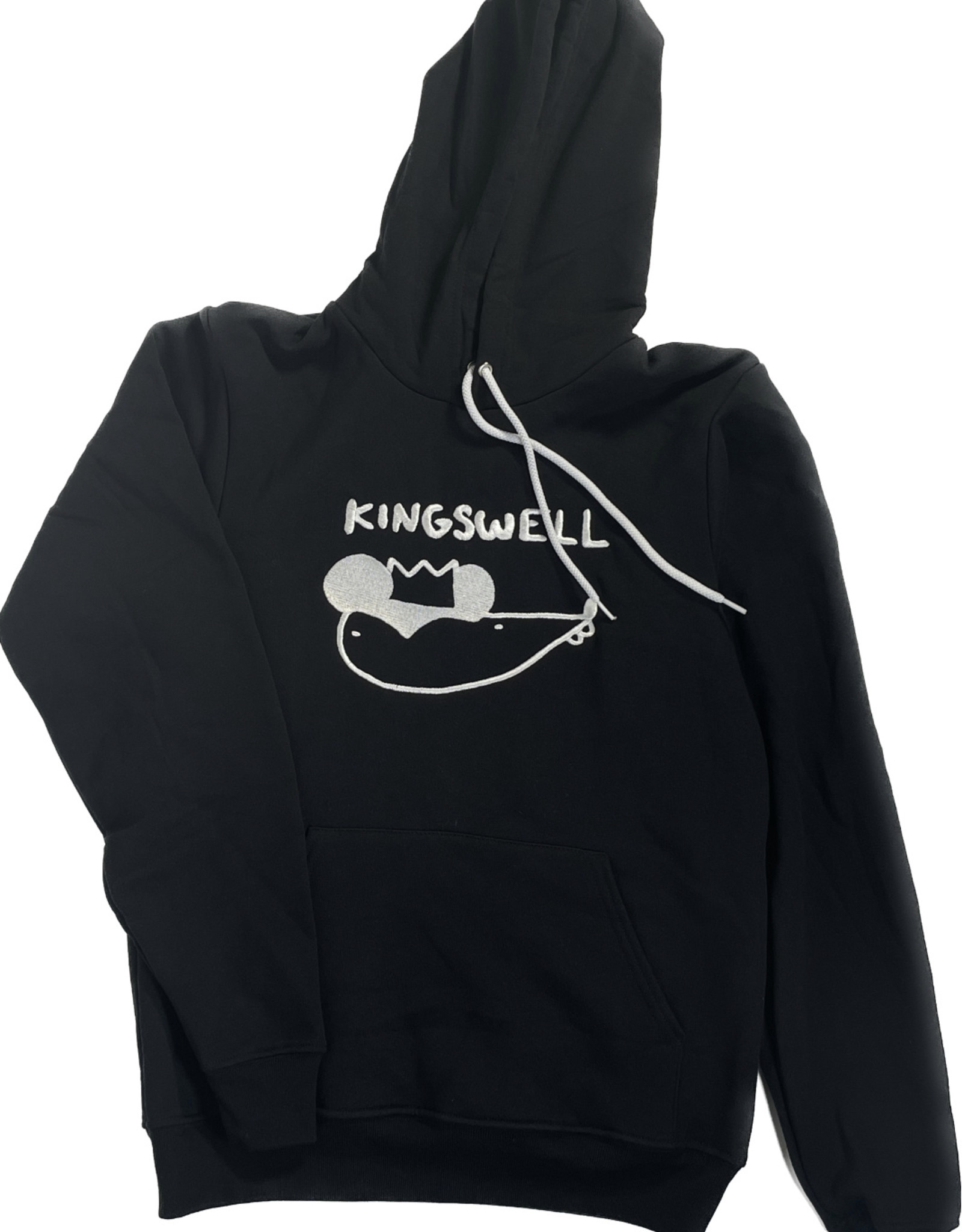 KINGSWELL KINGSWELL ANALOG MOUSE HOODIE - BLACK