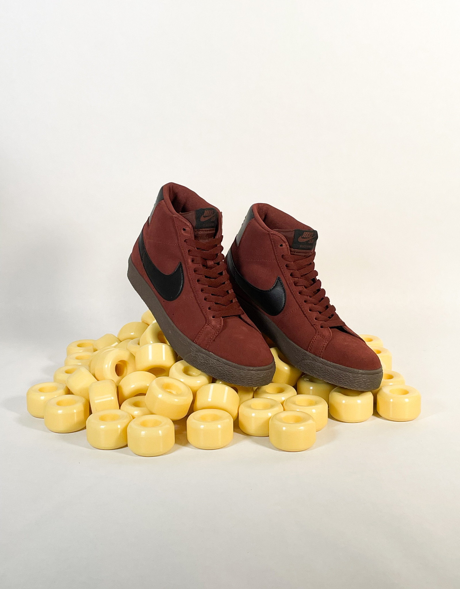 NIKE NIKE SB ZOOM BLAZER MID OXEN BROWN/BLACK-OXEN BROWN