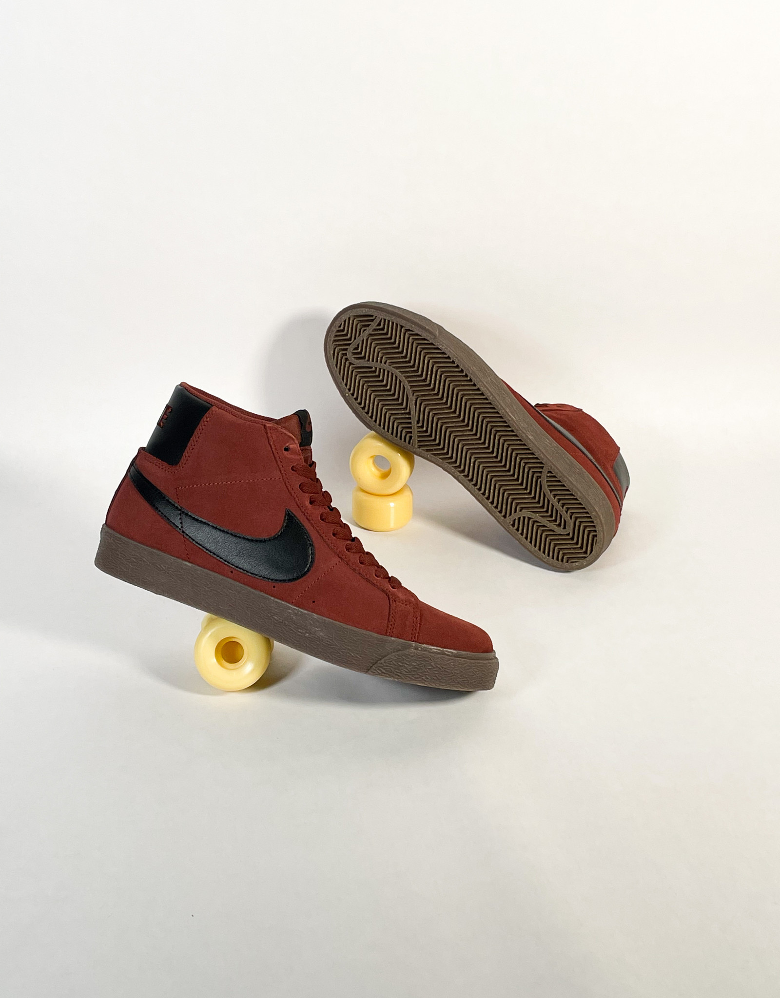 NIKE NIKE SB ZOOM BLAZER MID OXEN BROWN/BLACK-OXEN BROWN