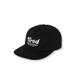 TIRED SKATEBOARDS TIRED NOTHINGTH ANNIVERSARY HAT - BLACK