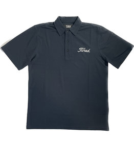 TIRED SKATEBOARDS TIRED GOLF POLO S/S - NAVY