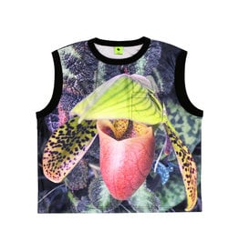 GLUE SKATEBOARDS GLUE SKATEBOARDS RINGER SLEEVELESS TEE - BLACK