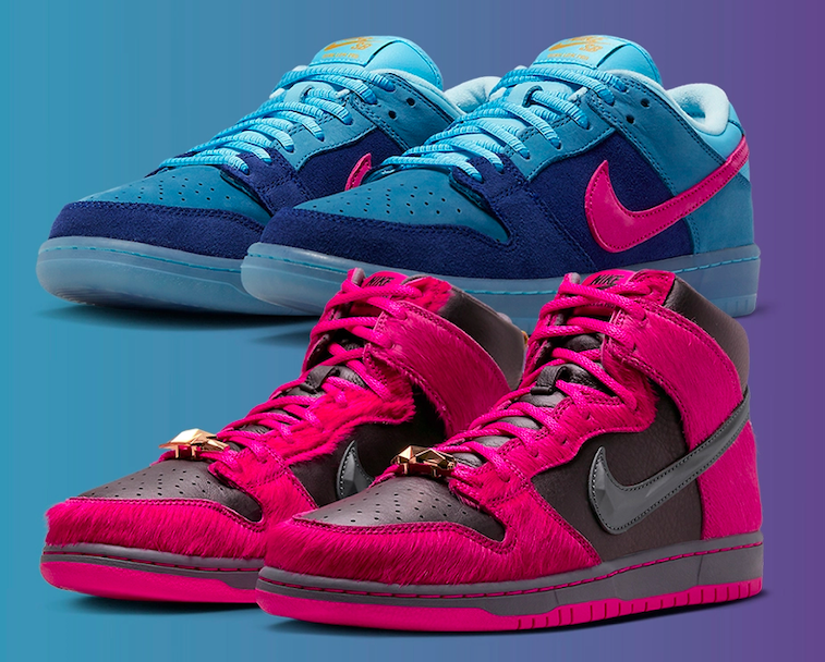 Nike SB Run The Jewels Dunk High and Dunk Low. 