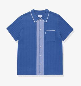 BANKS JOURNAL BANKS JOURNAL ALFIE S/S BUTTON UP - STELLAR BLUE