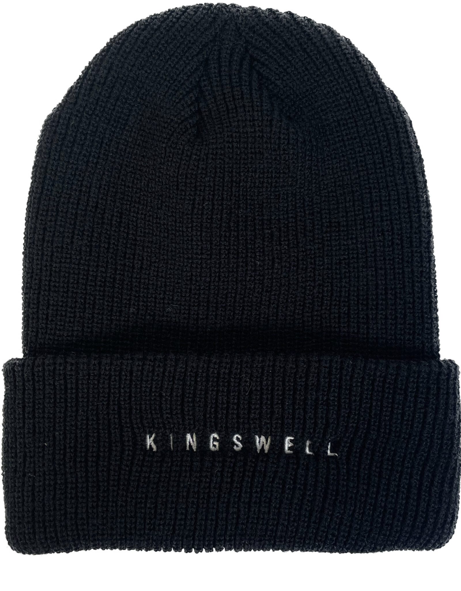 KINGSWELL KINGSWELL EMBROIDERED BEANIE - BLACK