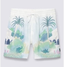 VANS VANS PRIMARY PRINT ELASTIC BOARDSHORT ANTIQUE WHITE