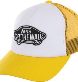 VANS VANS CLASSIC PATCH CURVED BILL TRUCKER HAT - OLD GOLD