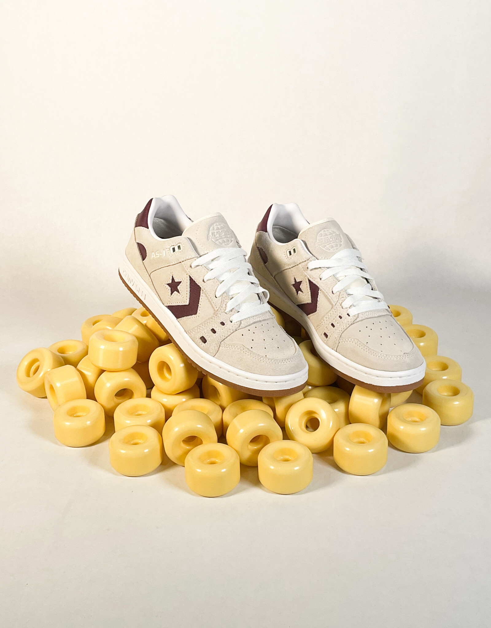 CONVERSE CONS AS-1 "ALEXIS SABLONE" PRO OX EGRET/DARK BURGUNDY/GUM