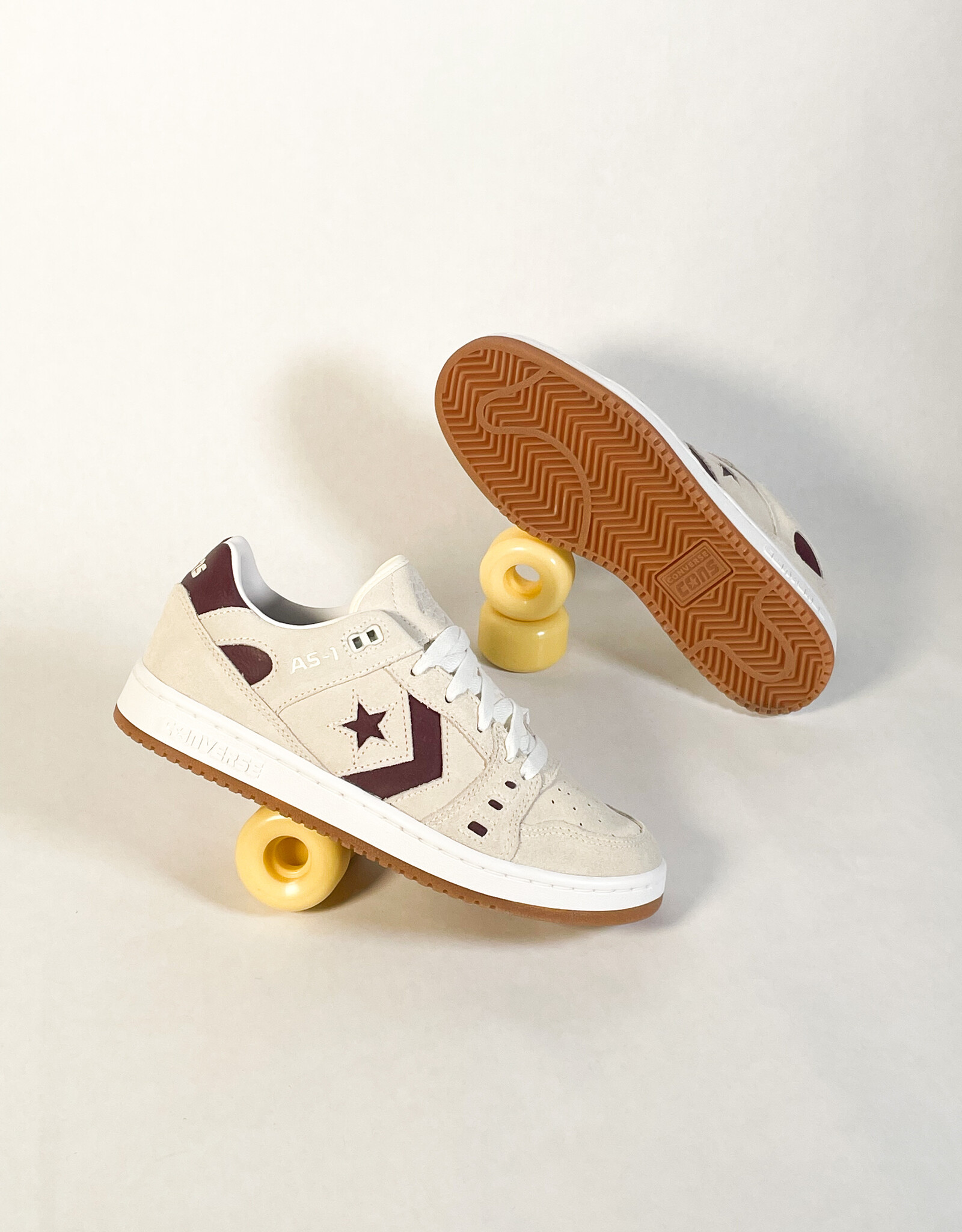 CONVERSE CONS AS-1 "ALEXIS SABLONE" PRO OX EGRET/DARK BURGUNDY/GUM