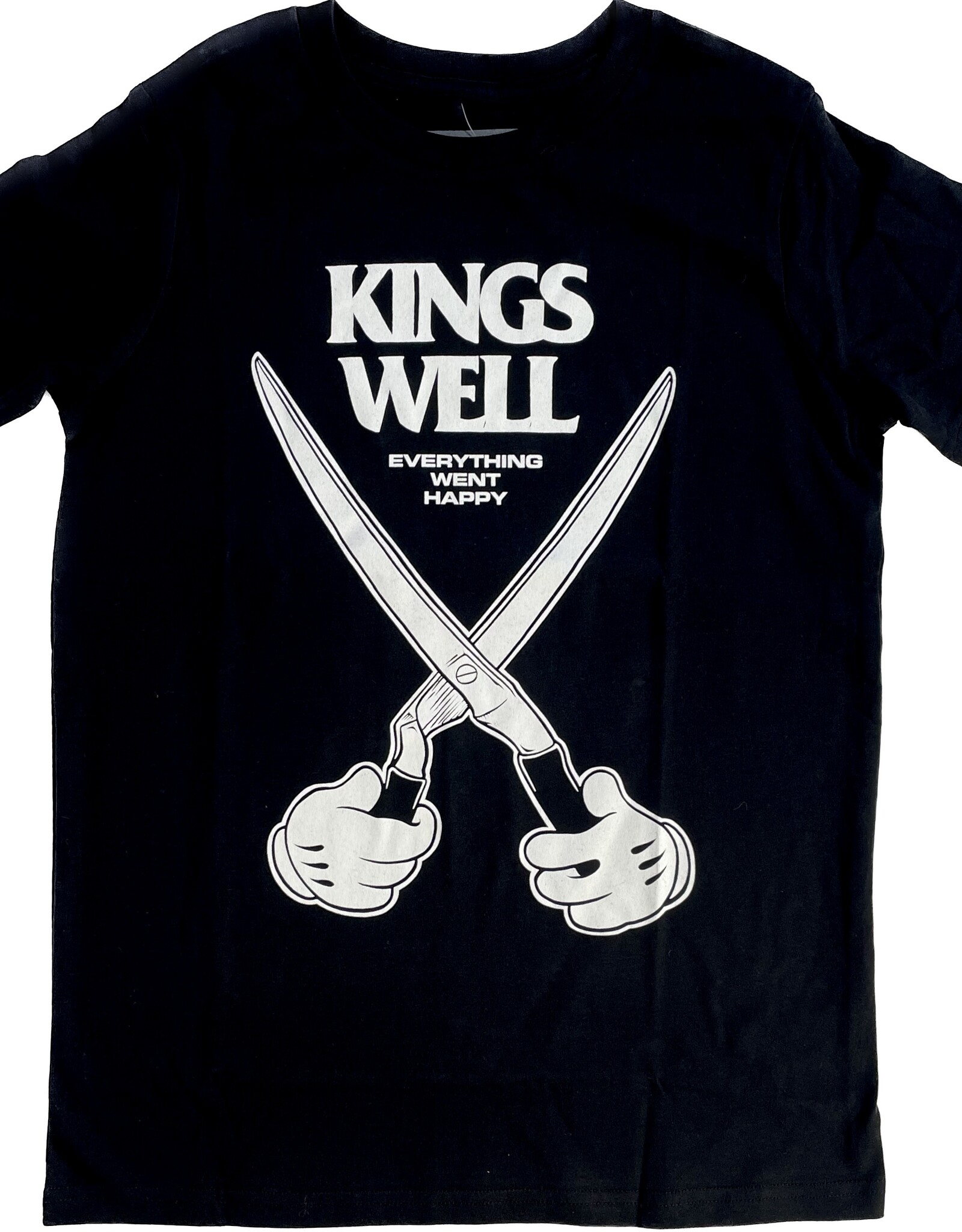KINGSWELL KINGSWELL YOUTH BLACKWELL S/S TEE - BLACK