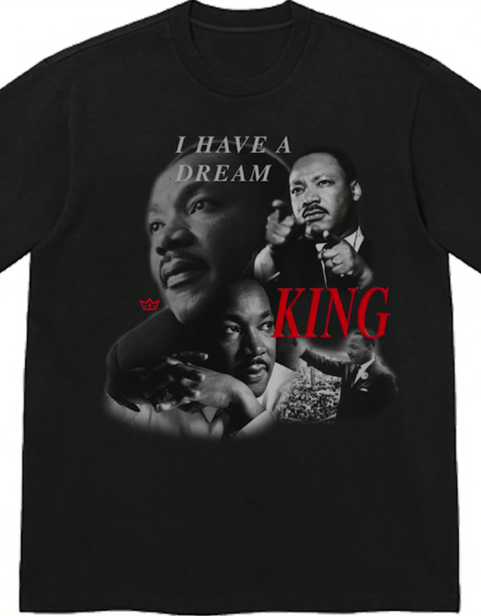 KING SKATEBOARDS KING SKATEBOARDS MLK DREAM TEE - BLACK