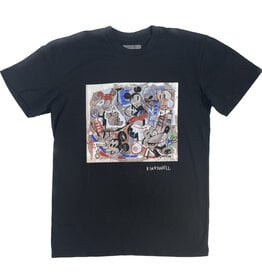 KINGSWELL KINGSWELL GINO MICKEY MANNY TEE - BLACK