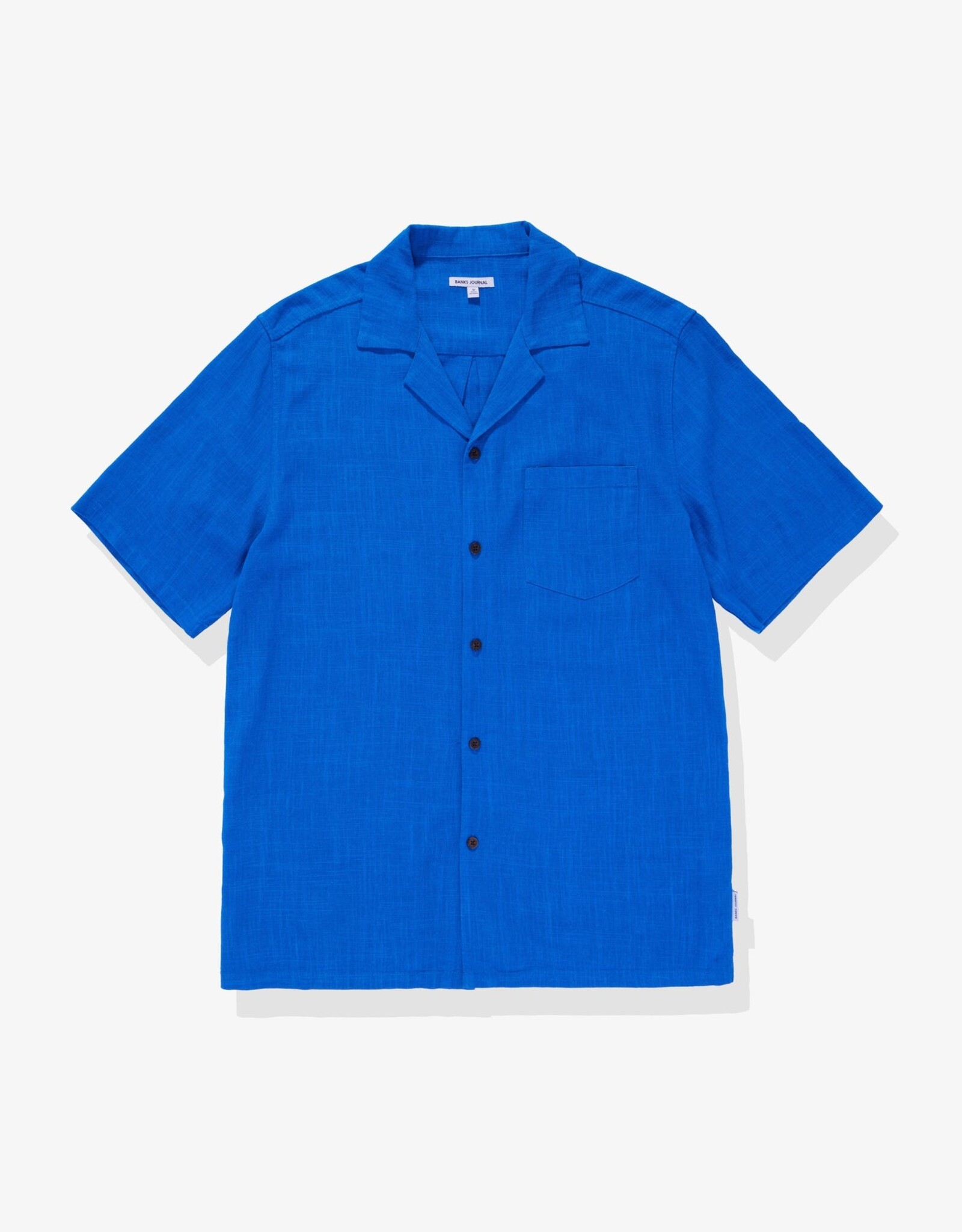 BANKS JOURNAL BANKS JOURNAL BRIGHTON S/S SHIRT - VICTORIA BLUE