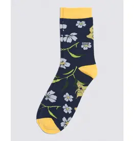 VANS VANS CLASSIC PRINT 3/4 CREW SOCK - DRESS BLUES FLORAL