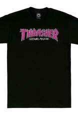 THRASHER THRASHER BRICK S/S LOGO TEE - BLACK