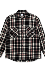 POLAR BIG BOY OVERSHIRT FLANNEL - BLK/WHT/RED