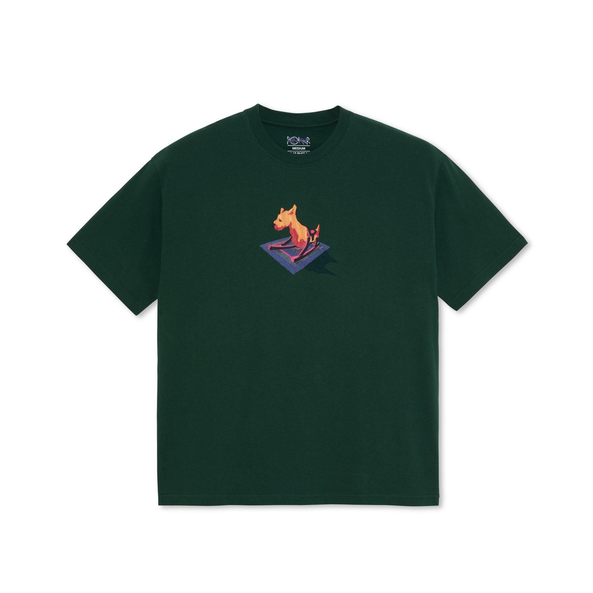 【POLAR SKATE CO】 Dog Tee [Dark Green] POLAR DOG TEE - DARK GREEN - KINGSWELL - Los Feliz