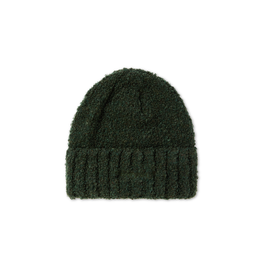 POLAR FLUFFY BEANIE - DARK GREEN