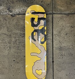 QUASI SKATEBOARDS QUASI LOWERCASE YELLOW DECK - 8.375T