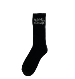 KINGSWELL KINGSWELL SKATE STORE SOCKS - BLACK