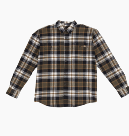 DICKIES DICKIES REGULAR FIT FLEX FLANNEL - DK OLIVE