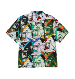 HUF GUNDAM HEADS S/S RESORT SHIRT - MULTI