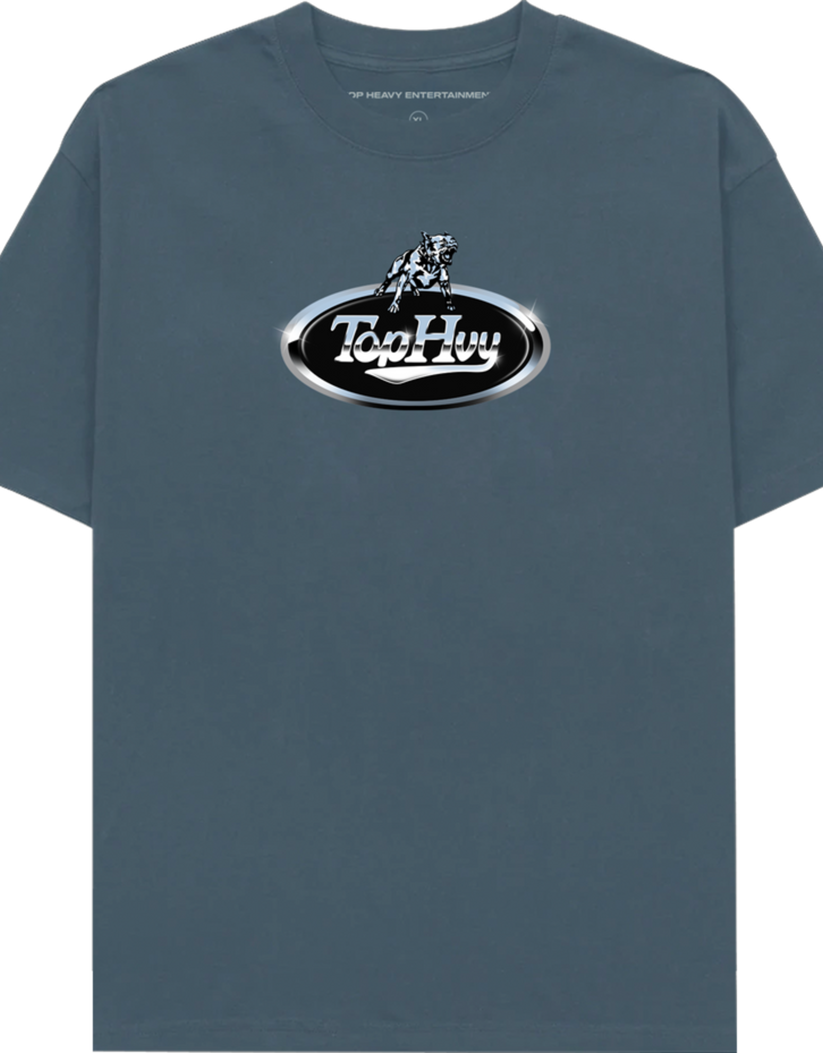 TOP HEAVY PITTED TEE SLATE KINGSWELL Los Feliz