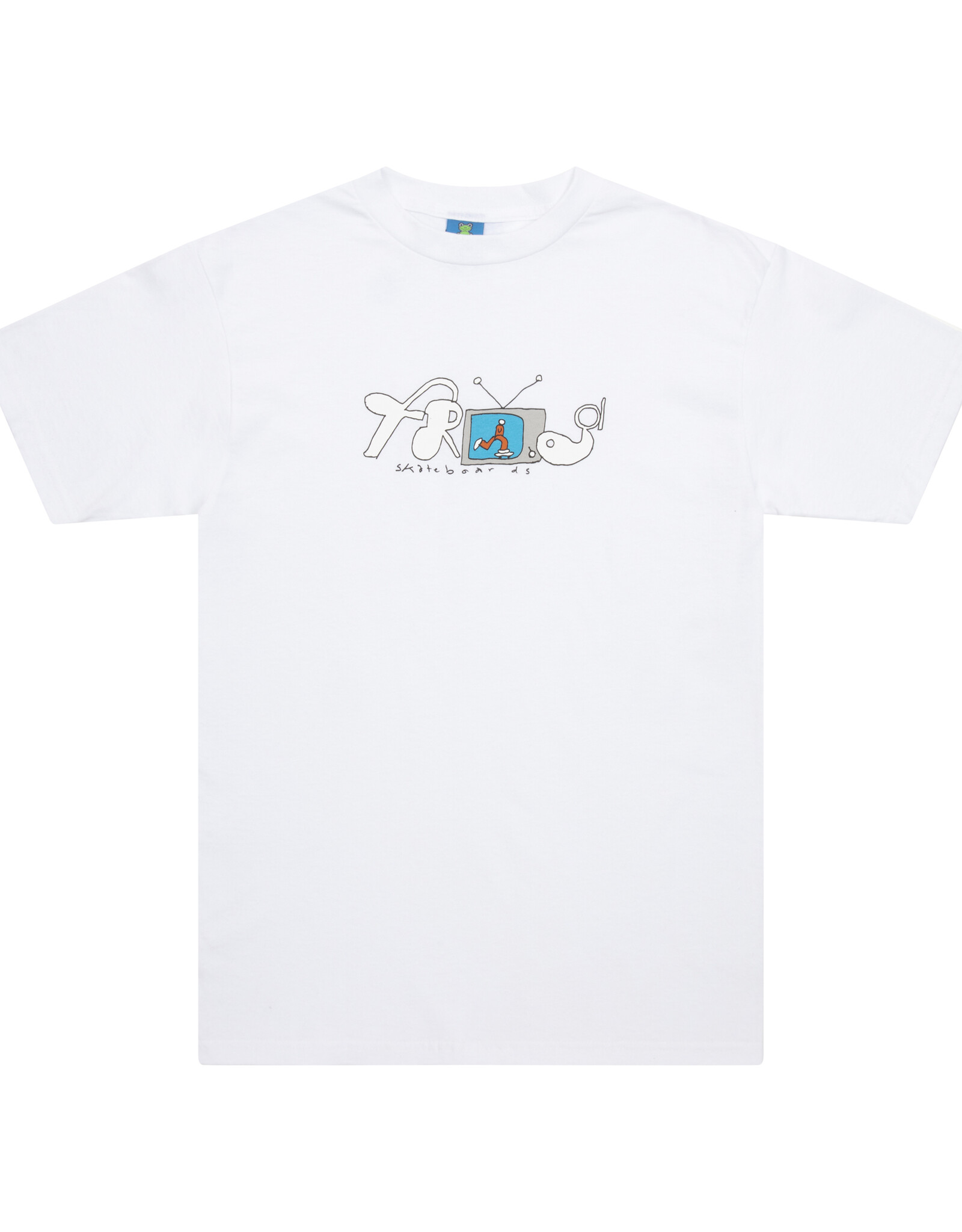 FROG FROG TELEVISION TEE - WHITE