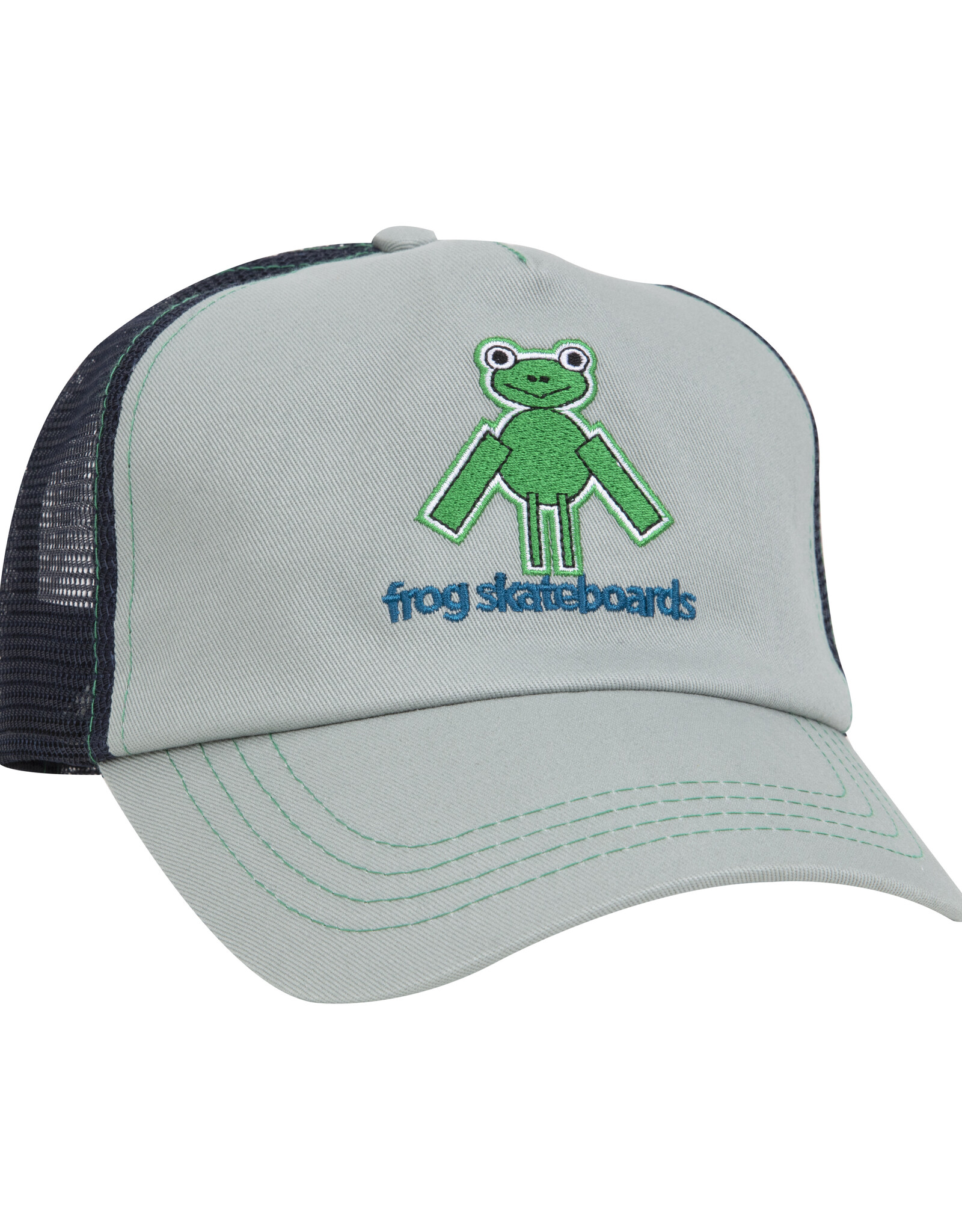 FROG FROG PERFECT FROG TRUCKER HAT - GREY/NAVY