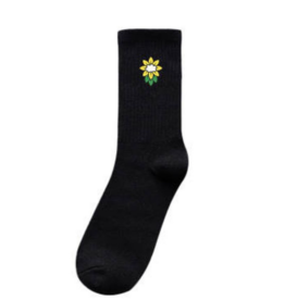 CLOUDFLOWER CLOUDFLOWER CREW SOCK - BLACK