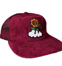 CLOUDFLOWER CLOUDFLOWER LIFTED FLOWER HAT - BURGUNDY