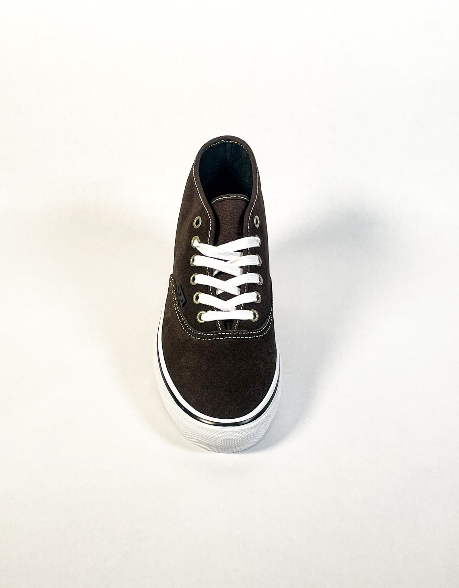 VANS SKATE AUTHENTIC MID VCU - DARK BROWN/WHITE